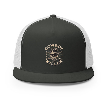 [ID: 100-G428] COWBOY KILLER 5 Panel Trucker Cap