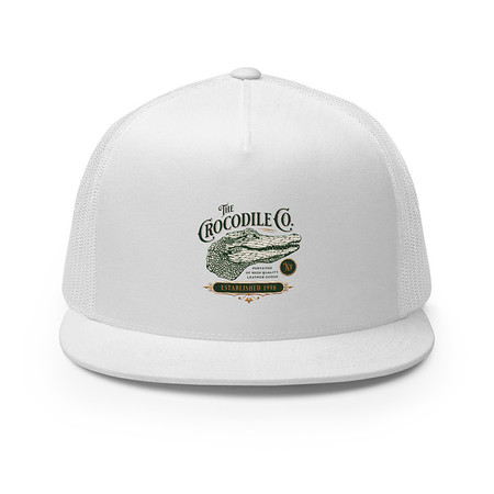 [ID: 100-G439] Crocodile Co. - Wild Animal 5 Panel Trucker Cap