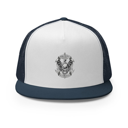 [ID: 100-G472] DEAD BEFORE DISHONOR 5 Panel Trucker Cap