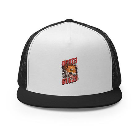[ID: 100-G479] Death or Glory - Fierce Animal 5 Panel Trucker Cap