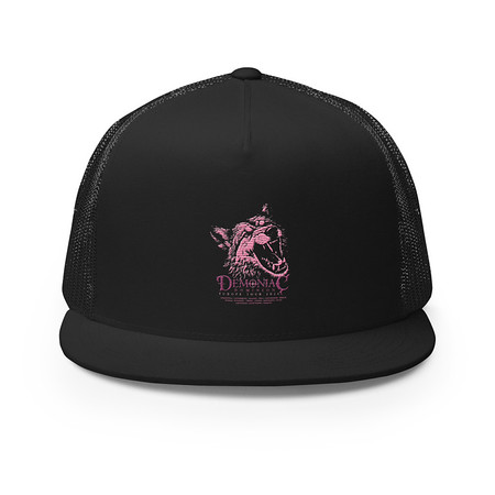[ID: 100-G487] Demoniac Dominion 5 Panel Trucker Cap