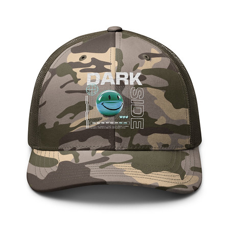 [ID: 680-G20] Abstract Y2K Camouflage Trucker Hat