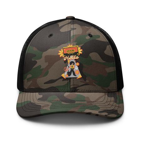 [ID: 680-G39] Alien Records  Camouflage Trucker Hat