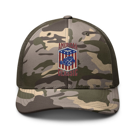 [ID: 680-G66] american classic Camouflage Trucker Hat