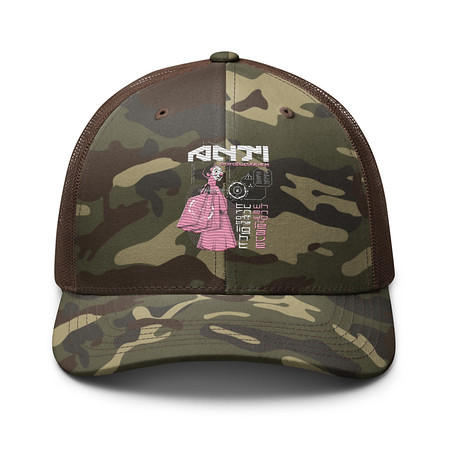 [ID: 680-G91] Anti Consumerism - Futuristic Camouflage Trucker Hat