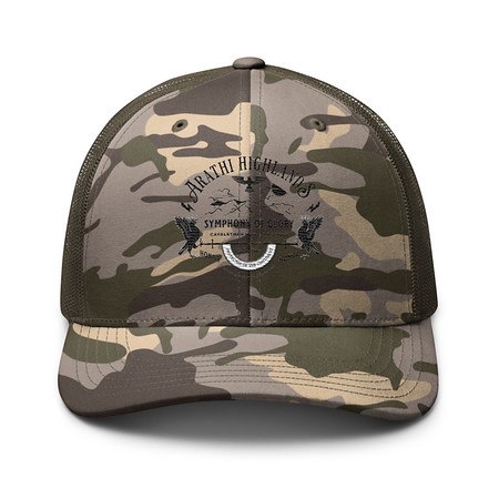 [ID: 680-G98] Arathi Honor Badge - Veteran Camouflage Trucker Hat
