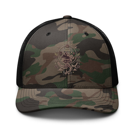 [ID: 680-G119] Awaken The Senses - Coffee Beans Camouflage Trucker Hat