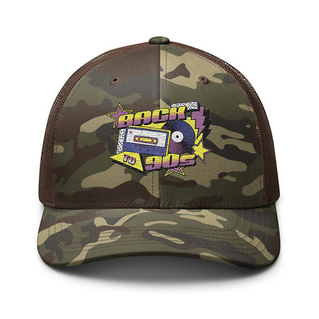 [ID: 680-G123] Back to 90s Camouflage Trucker Hat