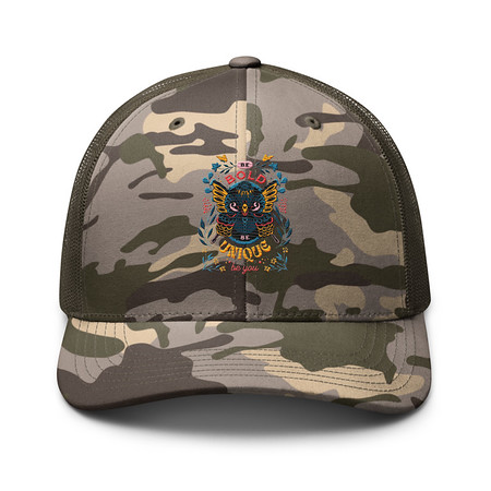 [ID: 680-G154] Be Bold Be Unique Camouflage Trucker Hat