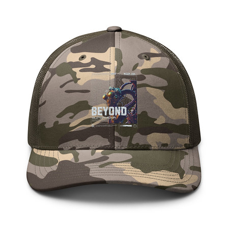 [ID: 680-G198] Beyond Supernova Camouflage Trucker Hat