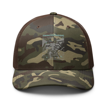 [ID: 680-G199] Beyond The Atmosphere Camouflage Trucker Hat
