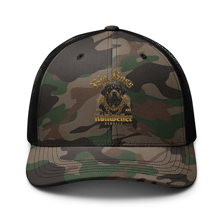 [ID: 680-G201] Big Boss Kennels Camouflage Trucker Hat