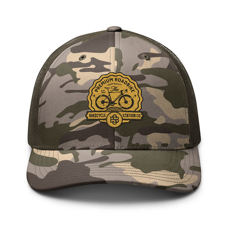 [ID: 680-G207] Bikecycle Station Co. - Sports Camouflage Trucker Hat