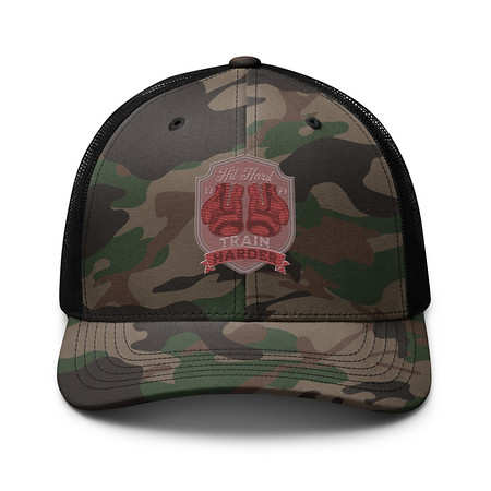 [ID: 680-G278] Boxing Training Camouflage Trucker Hat