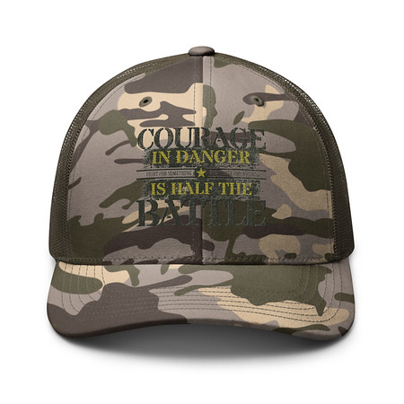 [ID: 680-G281] Brave Soldier Camouflage Trucker Hat