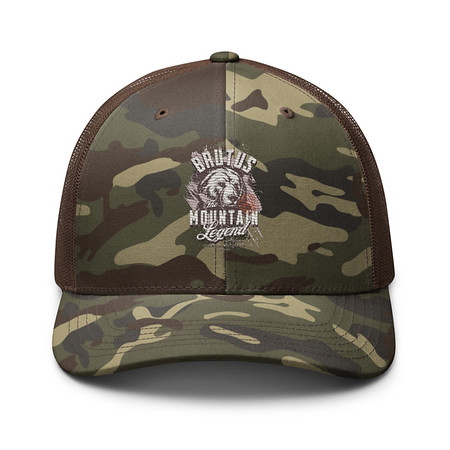 [ID: 680-G292] Brutus Mountain Legend Camouflage Trucker Hat