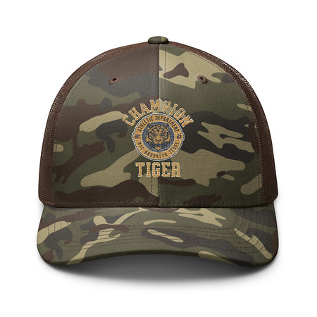 [ID: 680-G356] CHAMPION TIGER NYC Camouflage Trucker Hat