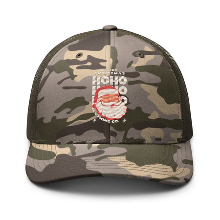 [ID: 680-G374] Christmas Season - Santa Claus Camouflage Trucker Hat