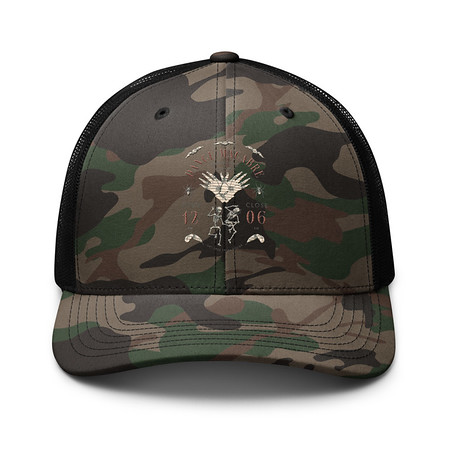 [ID: 680-G465] Dance Macabre - Dancing School Camouflage Trucker Hat