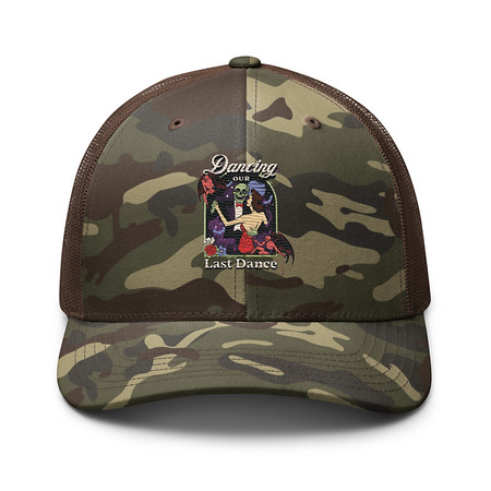 [ID: 680-G466] Dancing Our Last Dance - Halloween Camouflage Trucker Hat