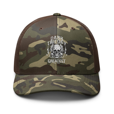 [ID: 680-G467] Dark Trilogy Camouflage Trucker Hat