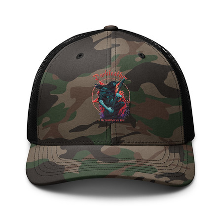 [ID: 680-G468] DARKFEATHER Camouflage Trucker Hat