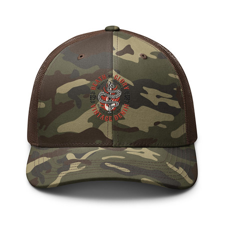 [ID: 680-G480] Death or Glory - Sword Snake Camouflage Trucker Hat