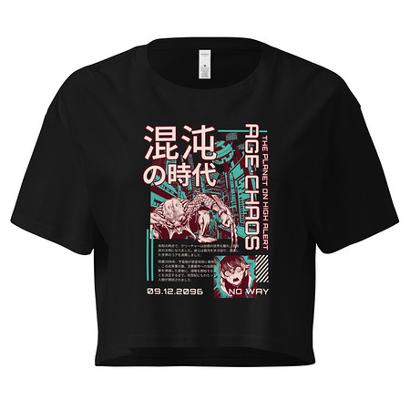 [ID: 636-G34] Age of Chaos - Japanese Anime Women's Crop Top