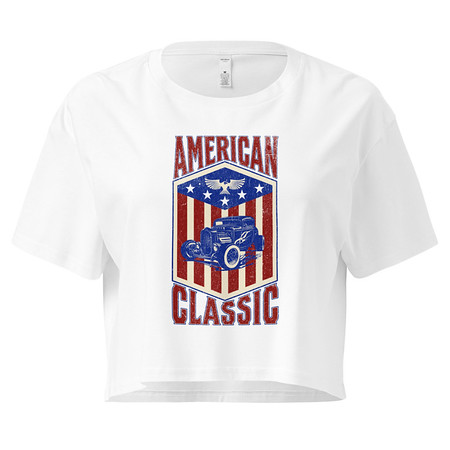 [ID: 636-G66] american classic Women's Crop Top