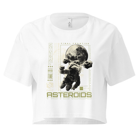 [ID: 636-G106] Asteroids Women's Crop Top