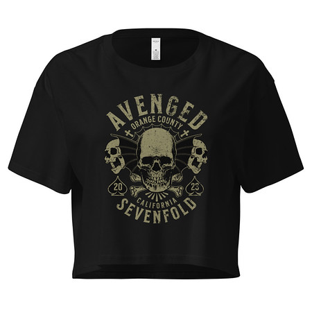 [ID: 636-G117] AVENGED SEVENFOLD Women's Crop Top