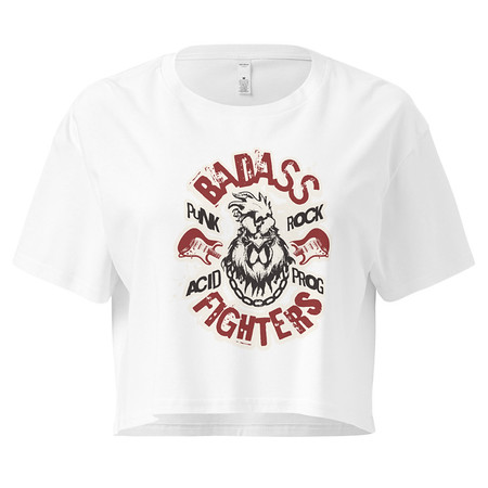 [ID: 636-G130] Badass Fighters Women's Crop Top