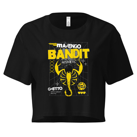 [ID: 636-G138] Bandit Aesthetic - Scorpion Women's Crop Top