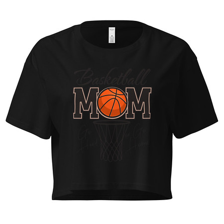[ID: 636-G148] Basketball Mom - Mother's Day Women's Crop Top