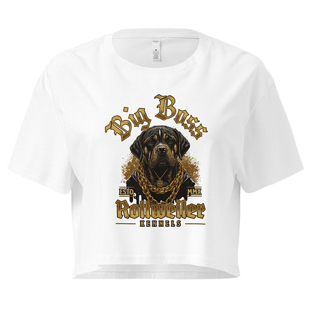 [ID: 636-G201] Big Boss Kennels Women's Crop Top