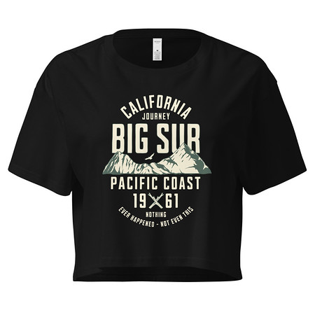 [ID: 636-G204] Big Sur - Outdoor Mountain Women's Crop Top