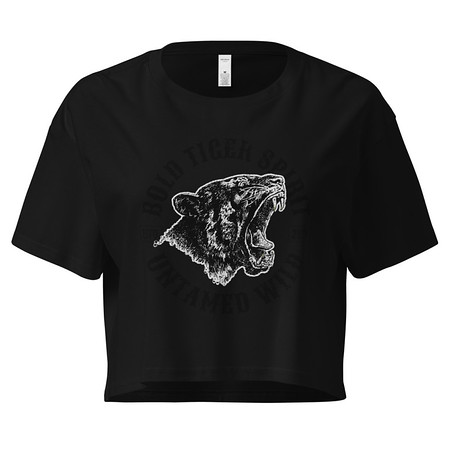 [ID: 636-G249] Bold Tiger Spirit Women's Crop Top