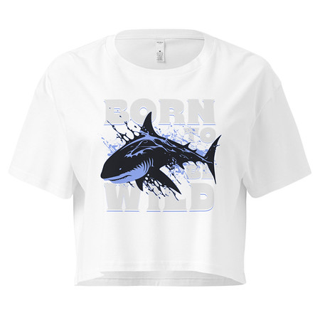 [ID: 636-G264] BORN TO BE WILD Women's Crop Top