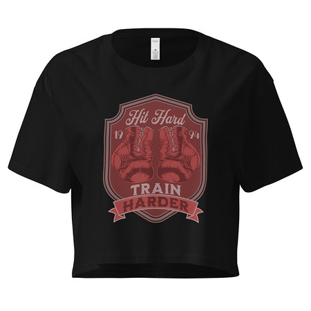 [ID: 636-G278] Boxing Training Women's Crop Top