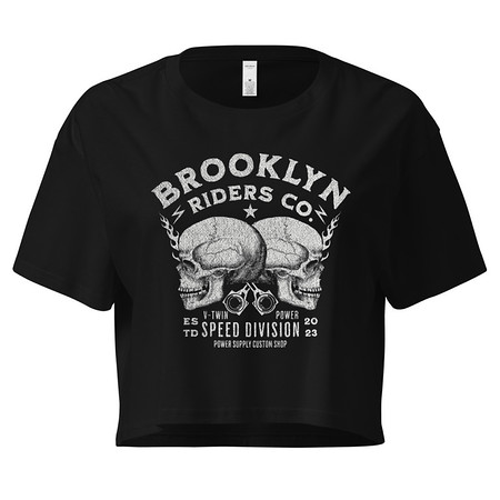 [ID: 636-G291] BROOKLYN NEWYOR RIDERS CO Women's Crop Top