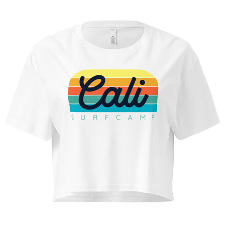 [ID: 636-G311] Cali Surf Camp - Outdoor Women's Crop Top