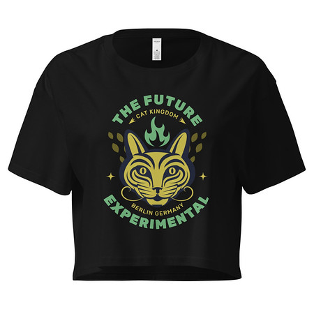 [ID: 636-G337] Cat Kingdom Berlin - Animal Women's Crop Top