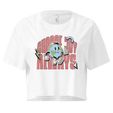 [ID: 636-G372] Choose Joy Always Women's Crop Top