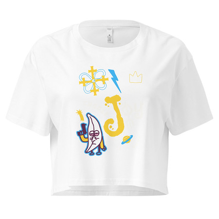 [ID: 636-G373] Choose Joy Women's Crop Top
