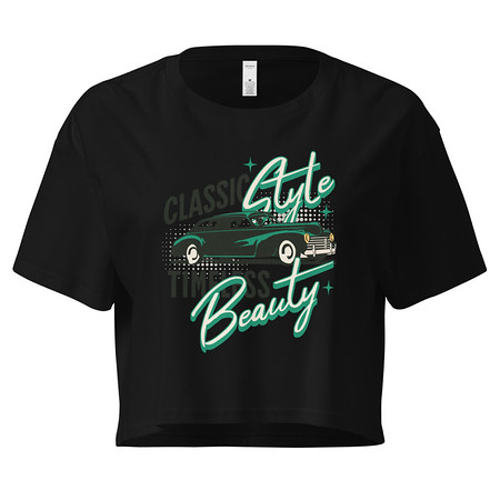 [ID: 636-G386] Classic Style Timeless Beauty Women's Crop Top