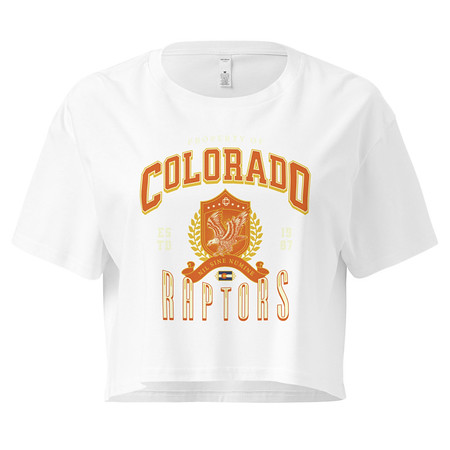 [ID: 636-G407] Colorado Raptors - Rugby Sports Team Women's Crop Top