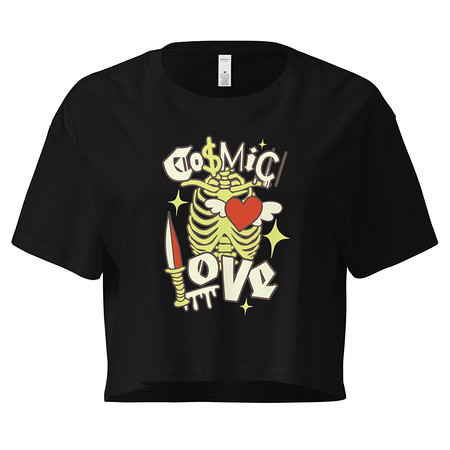 [ID: 636-G423] Cosmic Love (2) Women's Crop Top