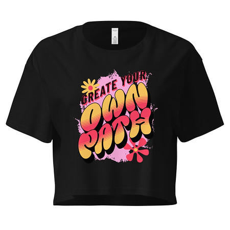 [ID: 636-G431] Create Your Own Path Women's Crop Top