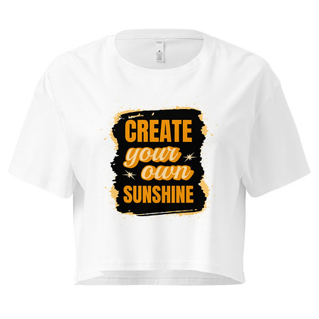 [ID: 636-G432] Create your own Sunshine Women's Crop Top