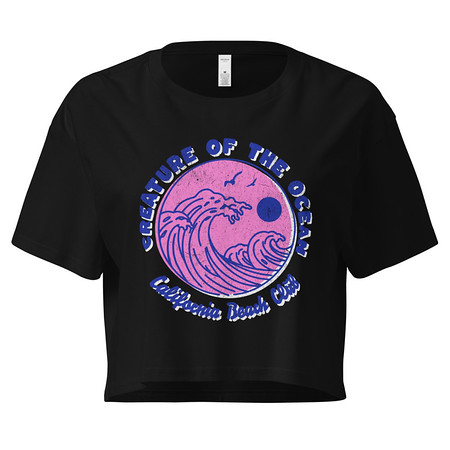 [ID: 636-G435] Creature of the Ocean Women's Crop Top